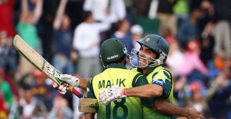 Finalists: Pakistan's Shoaib Malik and Misbah-ul-Haq