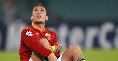 Totti: Injured