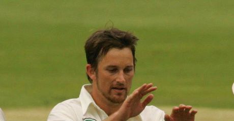 Bond celebrates the wicket of Prince