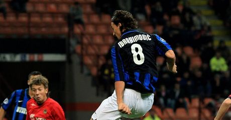 Ibrahmovic: Grabs the first for Inter