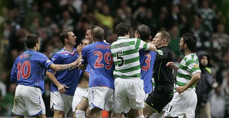 Rangers and Celtic clash at the final whistle