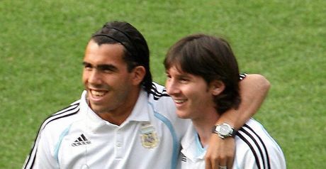 Tevez: Included in a Copa America squad that had looked set to be built around Messi