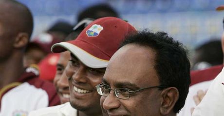 Confident: Amit Jaggernauth with Omar Khan (right)