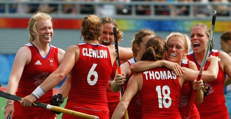 GB celebrate their equaliser