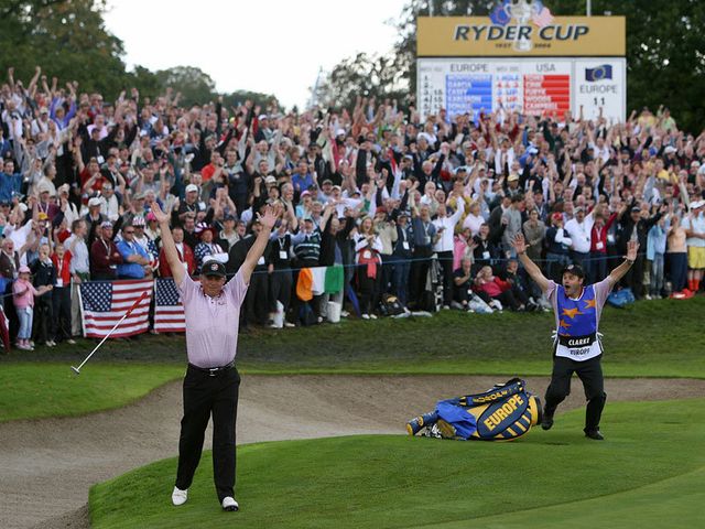 The crowd goes wild as Clarke wins his singles&nbsp;
