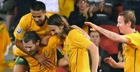 Australia celebrate