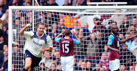 Davies celebrates his opener