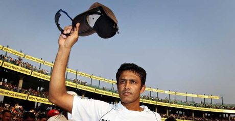 Kumble waves goodbye