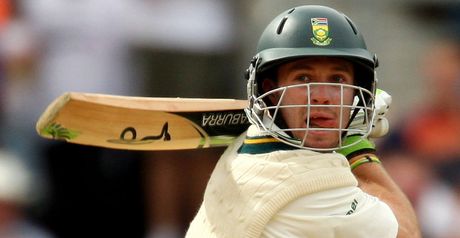 De Villiers: 50 not out