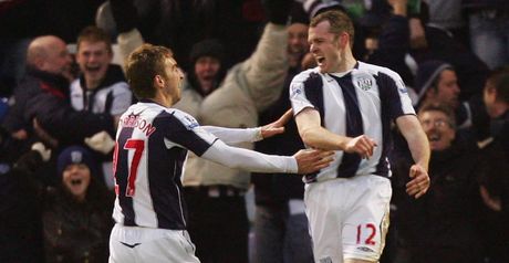 Beattie celebrates his goal against Spurs