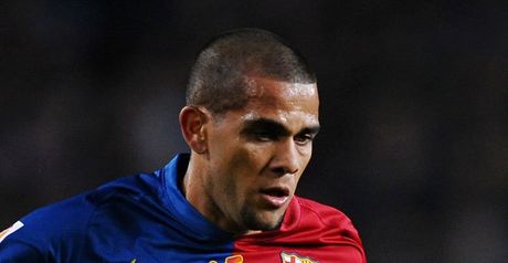 Alves: Happy at Barcelona