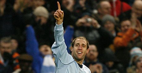 Zabaleta: celebrates the only goal of the game