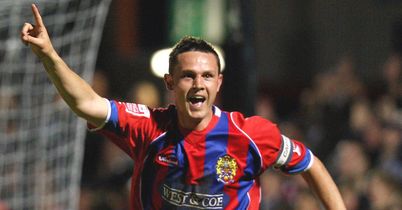 Arber: Celebrates goal