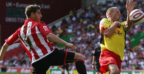 Evans: scored first goal for the Blades