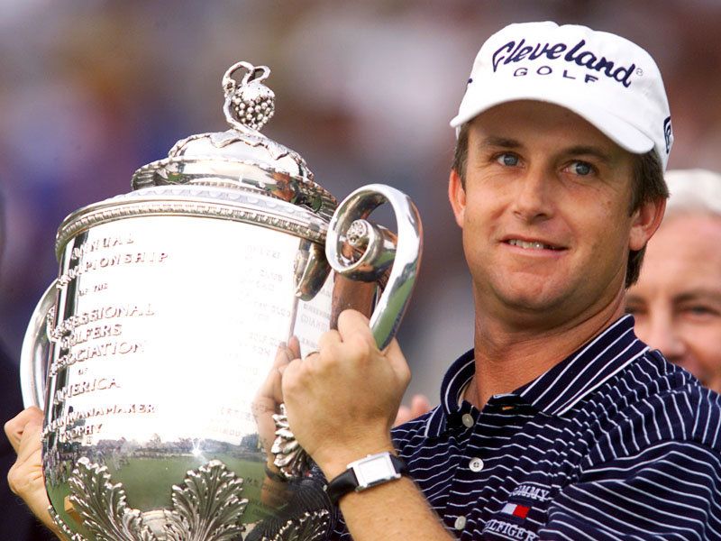 ...as he moved towards a record score of 265 over 72 holes.