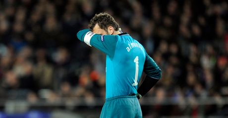 Almunia: Eyes derby joy