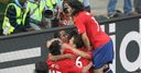 Beausejour: Mobbed after scoring