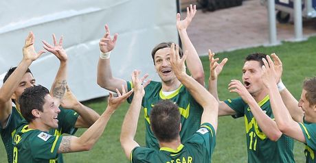 Slovenia produce some funky celebrations following Koren's strike