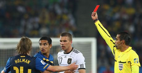 Cahill gets his marching orders