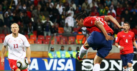 Gonzalez heads home the only goal of the game