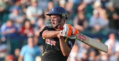 Key: batted through Kent innings for 98