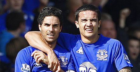 Everton heroes Arteta and Cahill