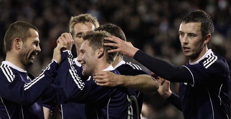 Scotland celebrate Commons' goal