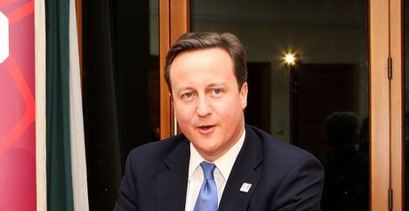 David Cameron: Says it is 'appalling' of Blatter to suggest racism should be accepted