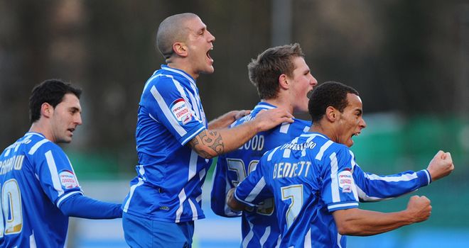 Wood: Celebrates his strike