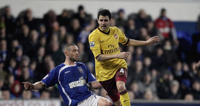 Fabregas: Hit out at Ipswich tactics