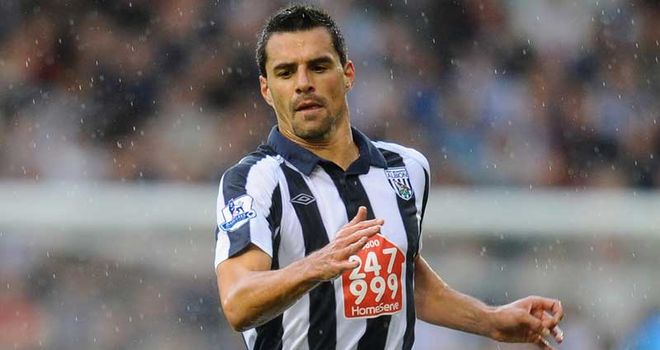 Scharner: Suspended for West Brom's clash with Wolves