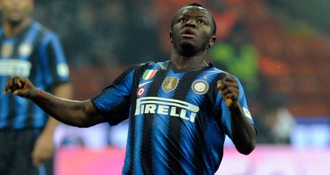 Sulley Muntari: Considering a move away from Inter, according to his agent