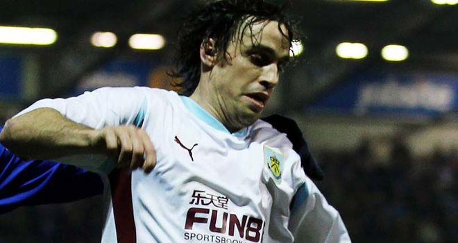 Duff: Burnley will have to do without his experience for the next six weeks