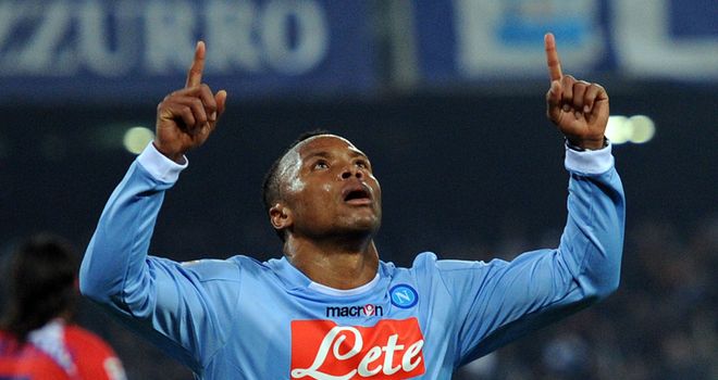Camilo Zuniga: Hoping to end his career with Napoli