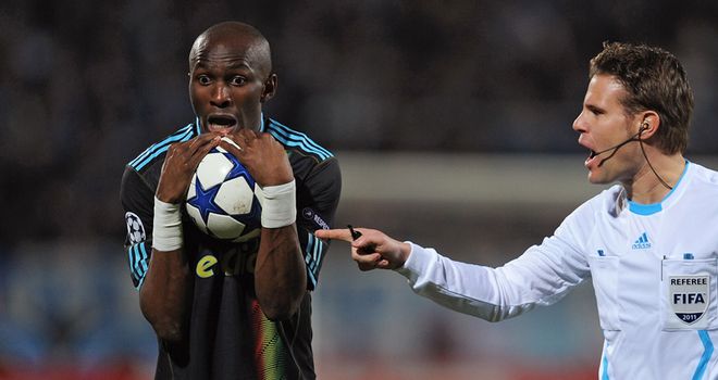Stephane Mbia: Still 10 days away from making a return to action