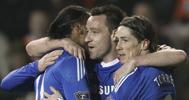 Terry: Thinks strikers are peaking at the perfect time