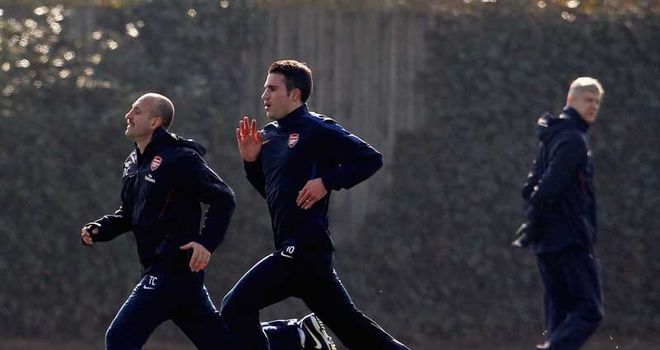 Van Persie: In training
