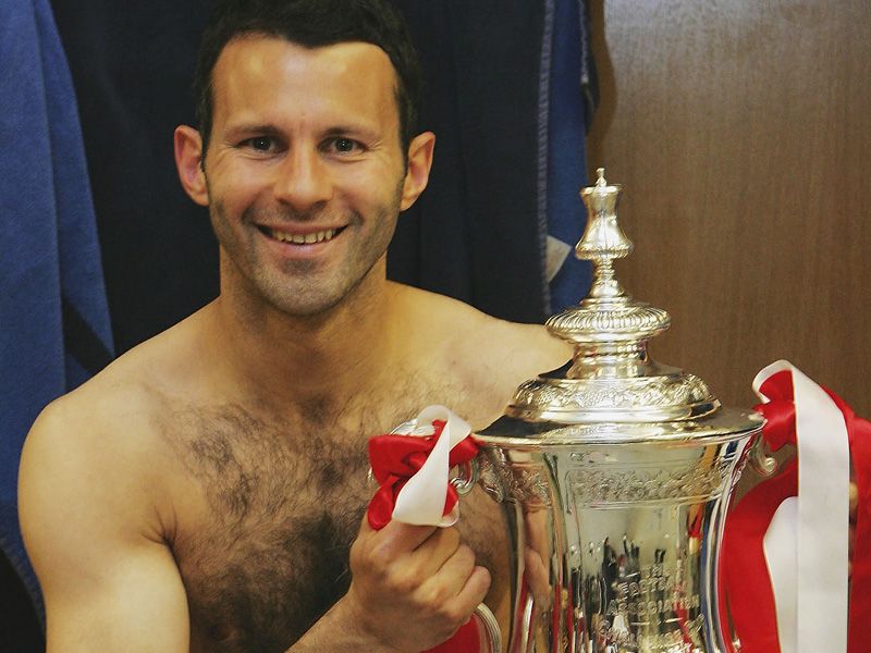Giggs picked up his third FA Cup winners medal in 2004