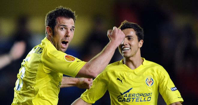 Carlos Marchena: The Villarreal defender, left, expects tough test at City
