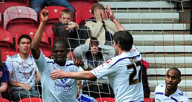 Harewood: Has impressed at Barnsley and a decision on his future will be made in the summer