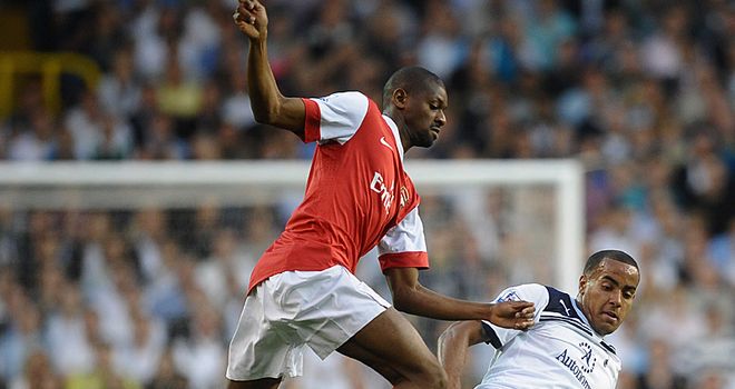 Abou Diaby: Back in the Arsenal squad for the first time this season after injury