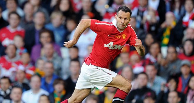 Giggs: United veteran set up Rooney for opening goal in Neville testimonial