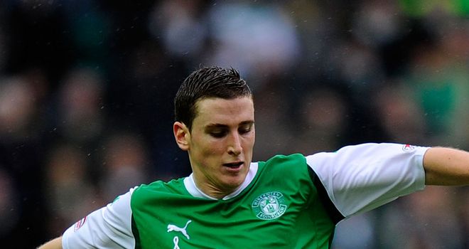 Hanlon: Has signed a contract extension to pledge his future to Hibs until 2016