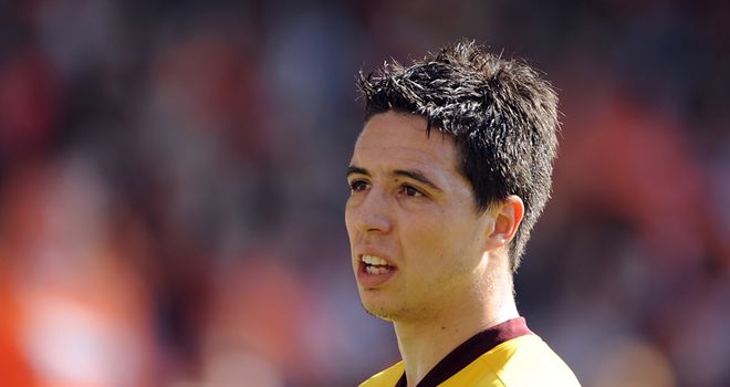 Nasri: Will be travelling with Arsenal's squad on their pre-season tour of Asia