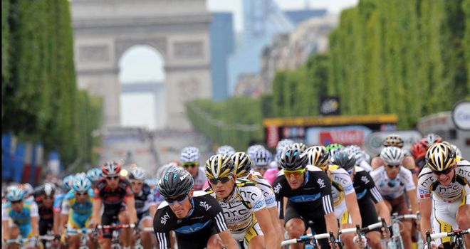 All roads lead to the Champs-Elysees in Paris
