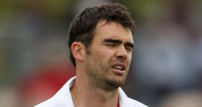 James Anderson: fitness doubt for Thursday