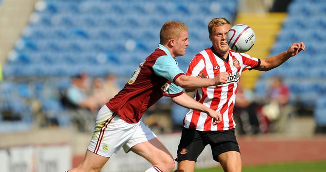 Brian Easton (left): Former Burnley defender heading north to join Dundee