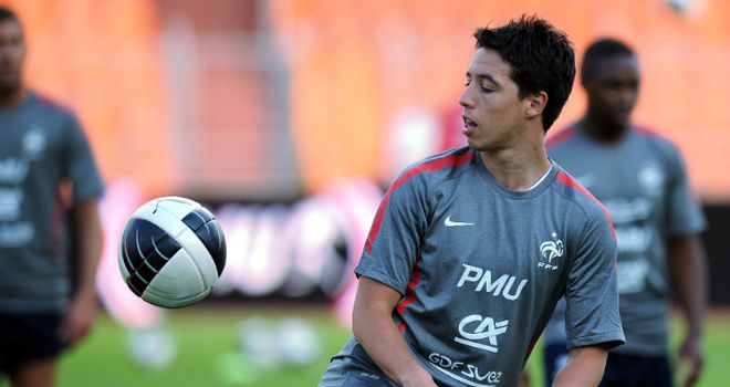 Nasri: Reportedly unsettled at Arsenal but Wenger insists there is 'no major problem' with the midfielder