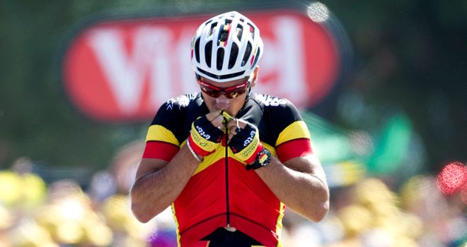 Gilbert: Marked his first race in Belgian champions colours with a convincing stage win