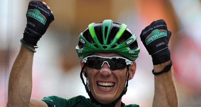 Rolland: Rode a clever race and timed his attack to take victory on the famous climb